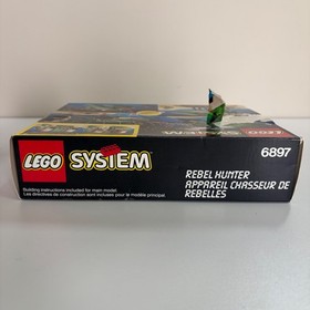 Lego Rebel Hunter 6897 Space Police 100% Complete Box 140 Pieces 2 Minifigures