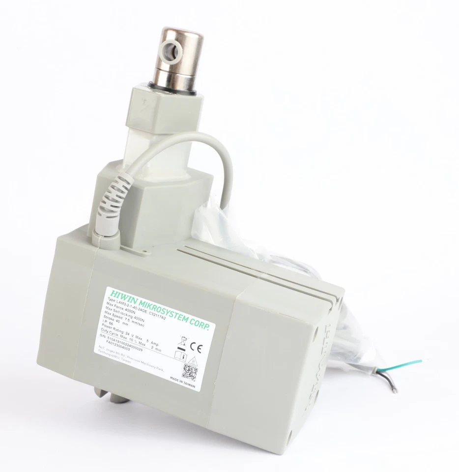 Actuador Lineal Hiwin Microsystem LAM3-2-1-40-24GE, 40mm Carrera, 4000N, 24V IP66 Foto 2 de 4