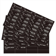 84 Pcs Tool Box Organizational Magnetic Labels for Tool Chest Drawer Labels