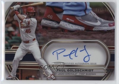 2025 Topps Tribute To Cleats 3/99 Paul Goldschmidt #TTC-PG Auto 0fo5
