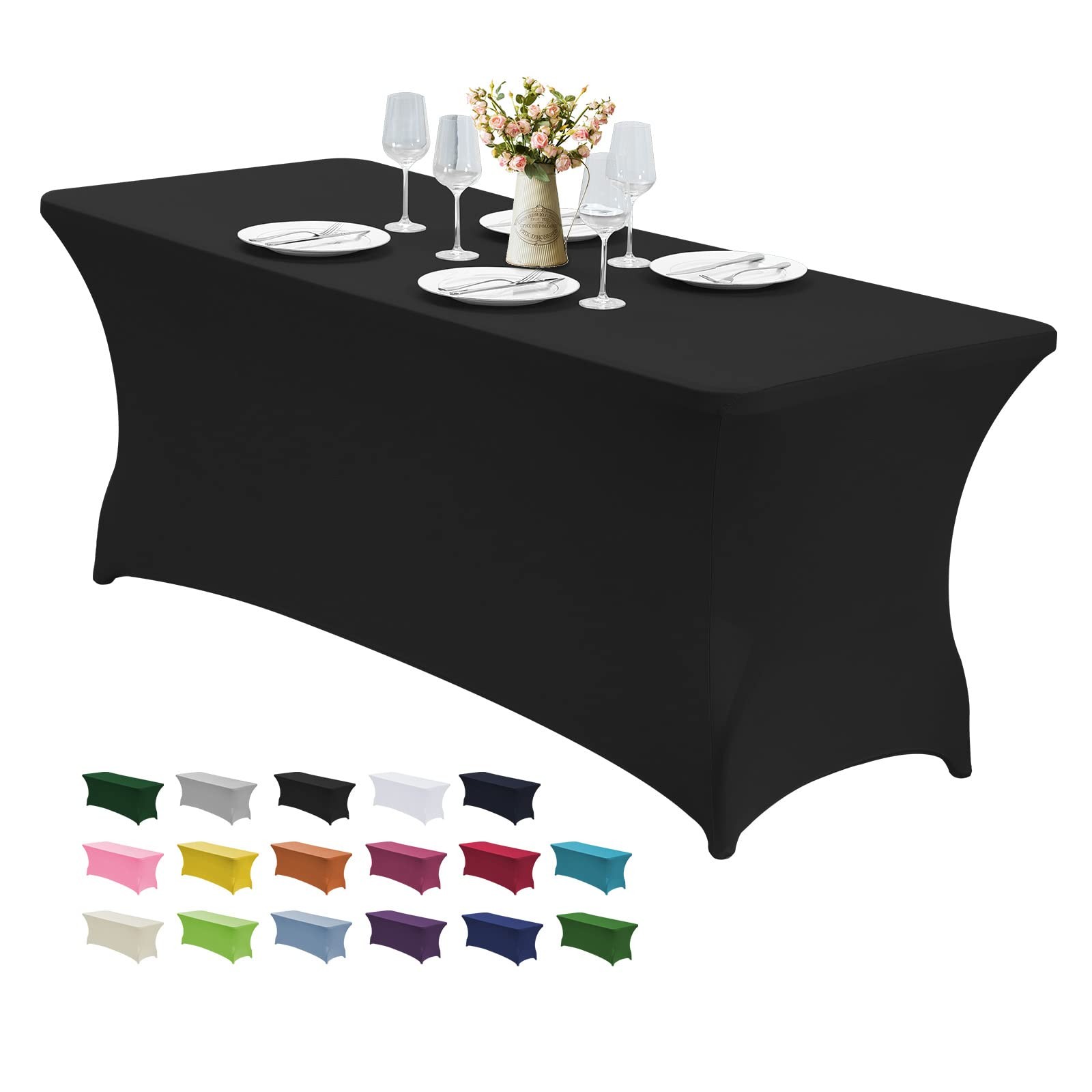 For Rectangular Tables - Elastic F...