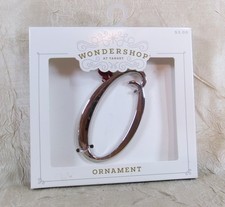 Initial "O" Metal Christmas Holiday Ornament Wondershop Brand New - SEE DETAILS