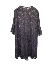 Carolina Herrera Dress In Viscose Lace Women Black M