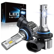 9006/HB4 Bulbs, 60W 16000LM 6000K Cool White Fog Light Bulbs, with 12000 RPM Coo