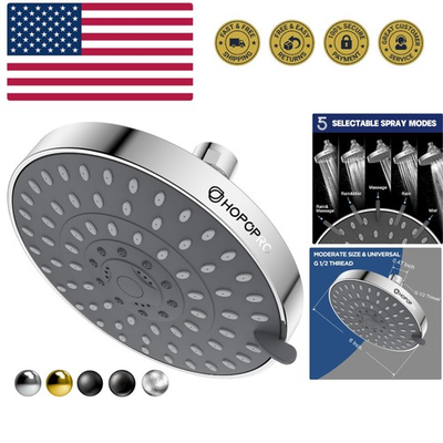 #ad 5 Mode High Pressure Shower Head The Washington Post NBC News Today TV Sh... $37.99