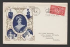 GB 1953 QEII coronation FDC mailed to Canada