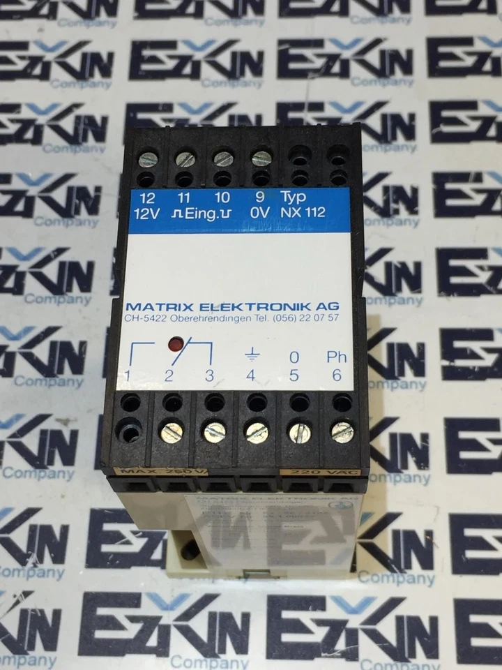 Matrix Elektronic NX-112 Intrinsically Safe Interface Module 220 VAC 25mA  - Image 2 of 4