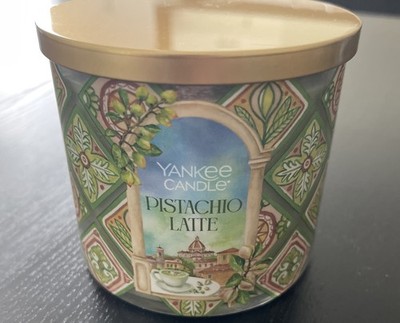 Yankee Candle Pistachio Latte 3-wick Scented Candle 14.5 oz.  ~ Yummy Fragrance!