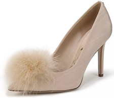 Sam Edelman Women's Honey Sand Hazel Plush Pumps NW/OB 6M