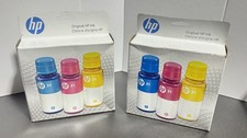 Lot 2 Genuine HP 31 3-Pack Cyan, Magenta, Yellow Ink Bottles 9C228AN EXP 10/25