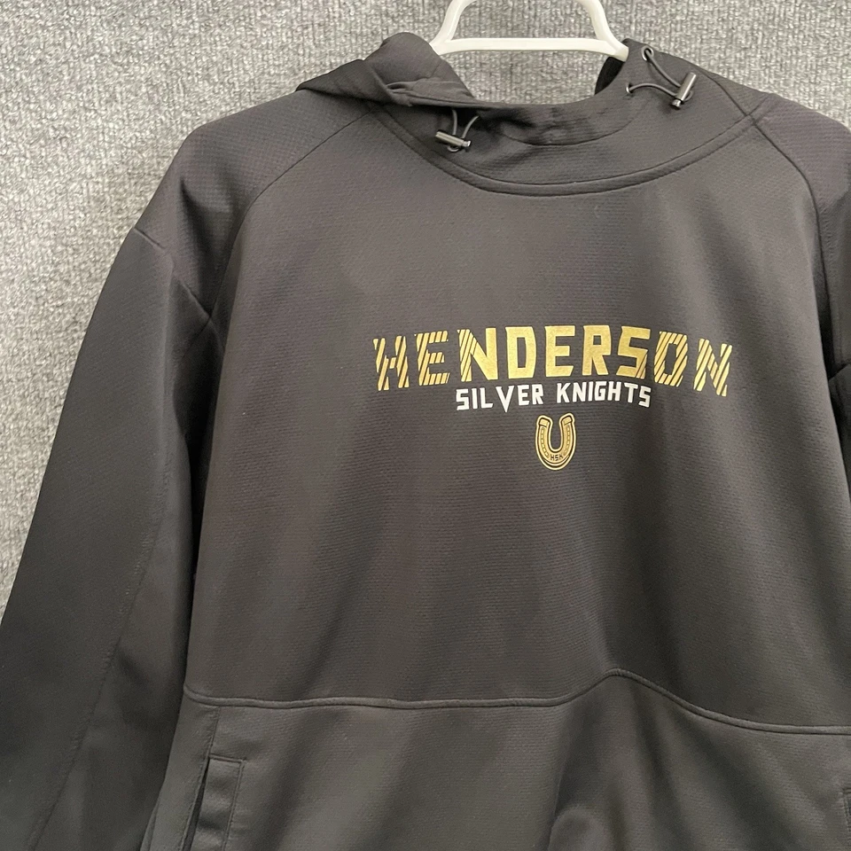 Sudadera con capucha Loogaroo Henderson Silver Knights para hombre talla L negra Foto 4 de 4