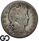 1914-S Barber Quarter, Tougher San Francisco Issue