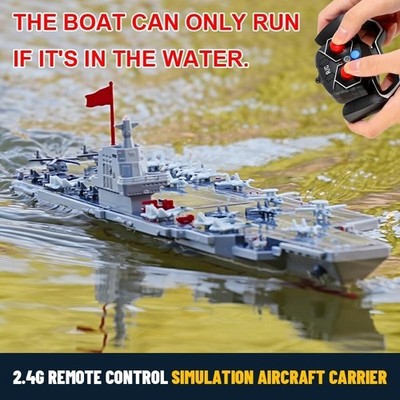 RC Boats for Kids 8-12, 16-Inch Warship Battleship Aircraft