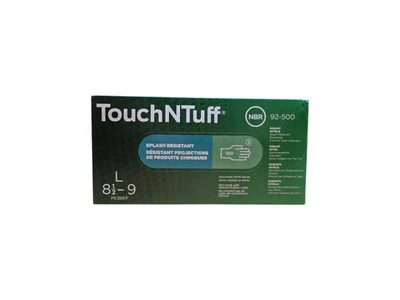 100 Stk Ansell 92-500 TouchNTuff Grün Schutzhandschuhe Chemikalien Größe L 8,5-9