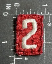 Vintage Troop Number Two 2 No. 2 Boy Scouts of America BSA Red Badge Patch