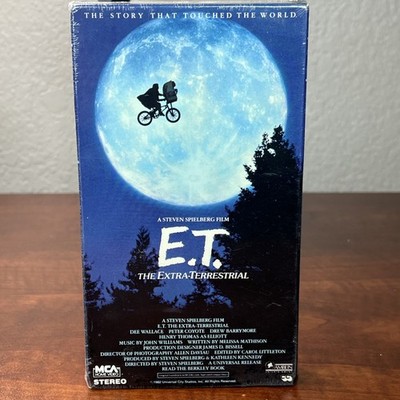E.T. The Extra-Terrestrial Sealed VHS Green Flap MCA 1988 NEW SEALED