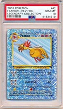 Pokemon Legendary Collection Fearow Reverse Holo Foil #42 PSA 10 - POP 36 on eBay