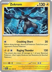 Zekrom 066/182 Paradox Rift Reverse Holo