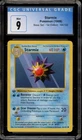 Pokemon Starmie Base Set Shadowless 1st Edition #64 CGC 9 Mint