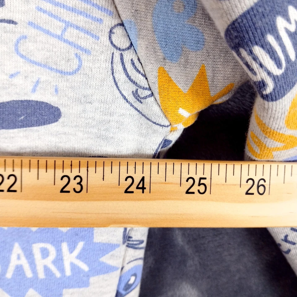 Disney Sweatshirt Womens XL Gray Allover Dog Cat Print Bark Woof Yip Yap - Image 4 of 4