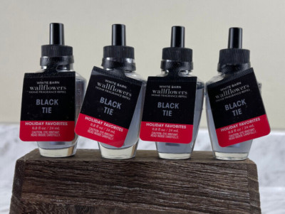 Bath & Body Works Black Tie Wallflowers Fragrance Refill X4