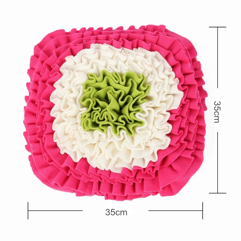 Schnüffelteppich Hundspielzeug Intelligenz Trainingsmatte Futtermatte 35x35cm - Bild 3 von 3