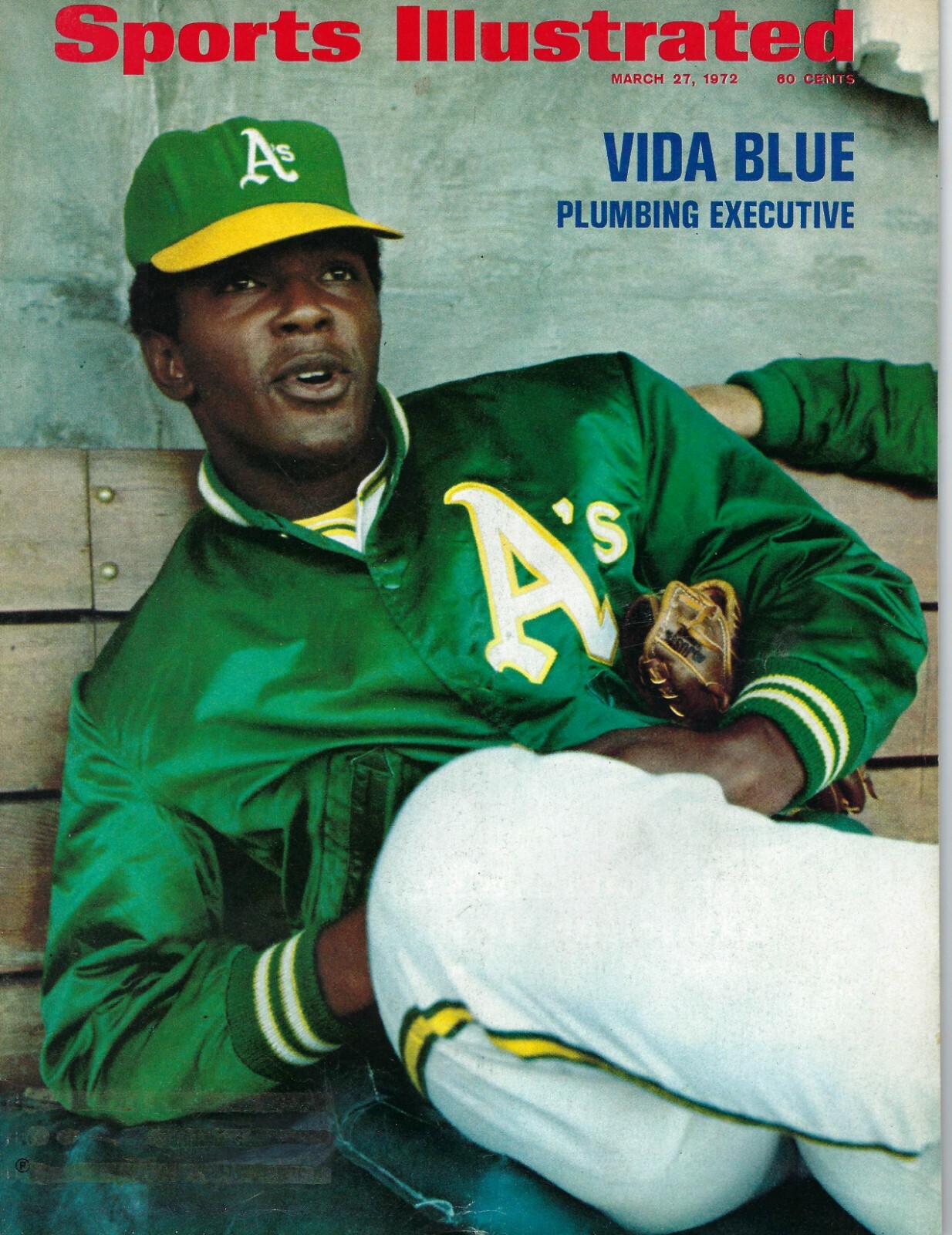 1972 3/27 Sports Illustrated baseball magazine Vida Blue Oakland A's VGNL eBay