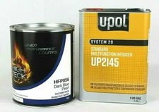 Dark Blue Pearl Basecoat Paint Ford DX HIGH TECK HFP856 & Medium Reducer