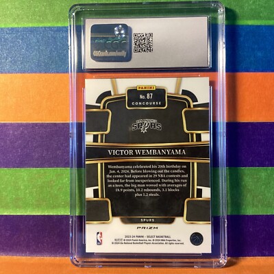 2023-24 Panini Select - Concourse Victor Wembanyama #87