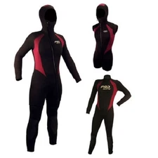 Promate Avalon 6mm Women's 2-Piece Hooded Semi-Dry Full Suit Scuba Dive Wetsuit