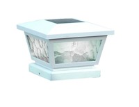 Classy Caps Fs100w Fairmont Solar Post Cap 5 X 5 White on sale Classy Caps Fs100w Fairmont Solar Post Cap 5 X 5 White on sale