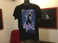 David Bowie Serious Moonlight Black Mens T Shirt. Tour 1983. Size Medium