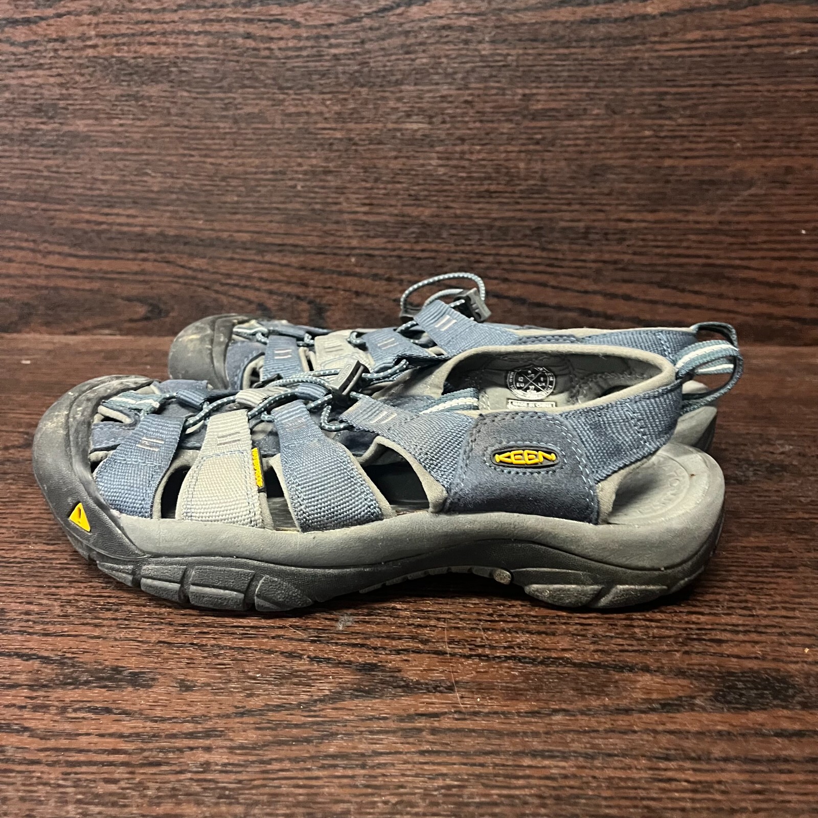Keen Newport H2 1012206 sandalo da trekking uomo taglia 9 slingback impermeabile grigio blu