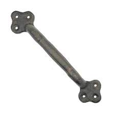 Cast Iron Door Handle Rustic Heavy Duty Antique Style Gate Barn Pull Large