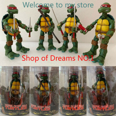 4 PCS NECA Teenage Mutant Ninja Turtles Red Headband Action