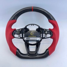 For Acura TLX MDX 2021-2025 real carbon fiber steering wheel with trim