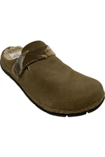 Earth Origins Warm-Lined Suede Clogs Eloise Taupe