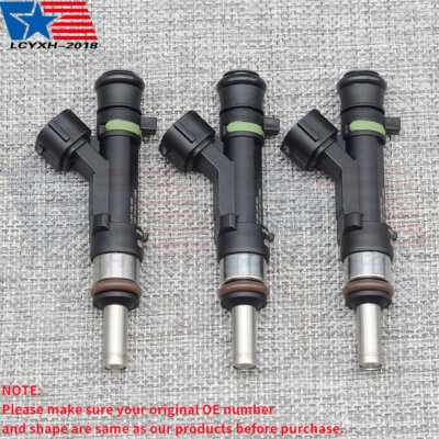 3Pcs Fuel Injectors For Seadoo BRP GTX 300 RXT-X RXP-X Wake 0280158383 420874000