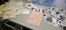 🔥 1945 WWII Era Maps Letters Notes Pictures Senior Scout Trip Canada Michigan