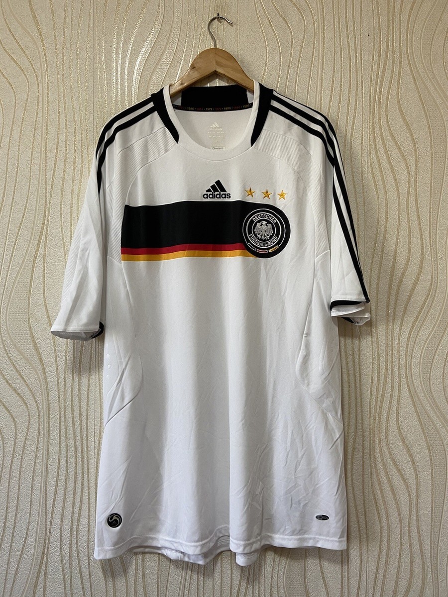 GERMANY 2009 2010 HOME FOOTBALL SHIRT SOCCER JERSEY ADIDAS 613200