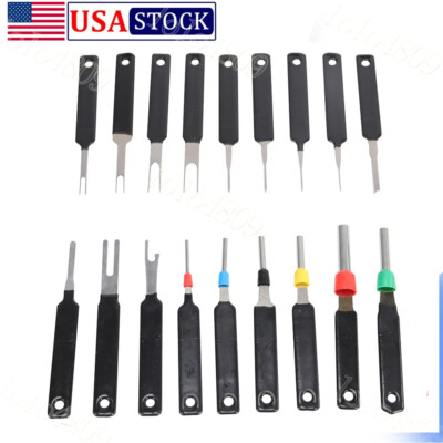 18PCS Terminal Removal Tool Kit for Car Electrical Wire Connector Repair Use