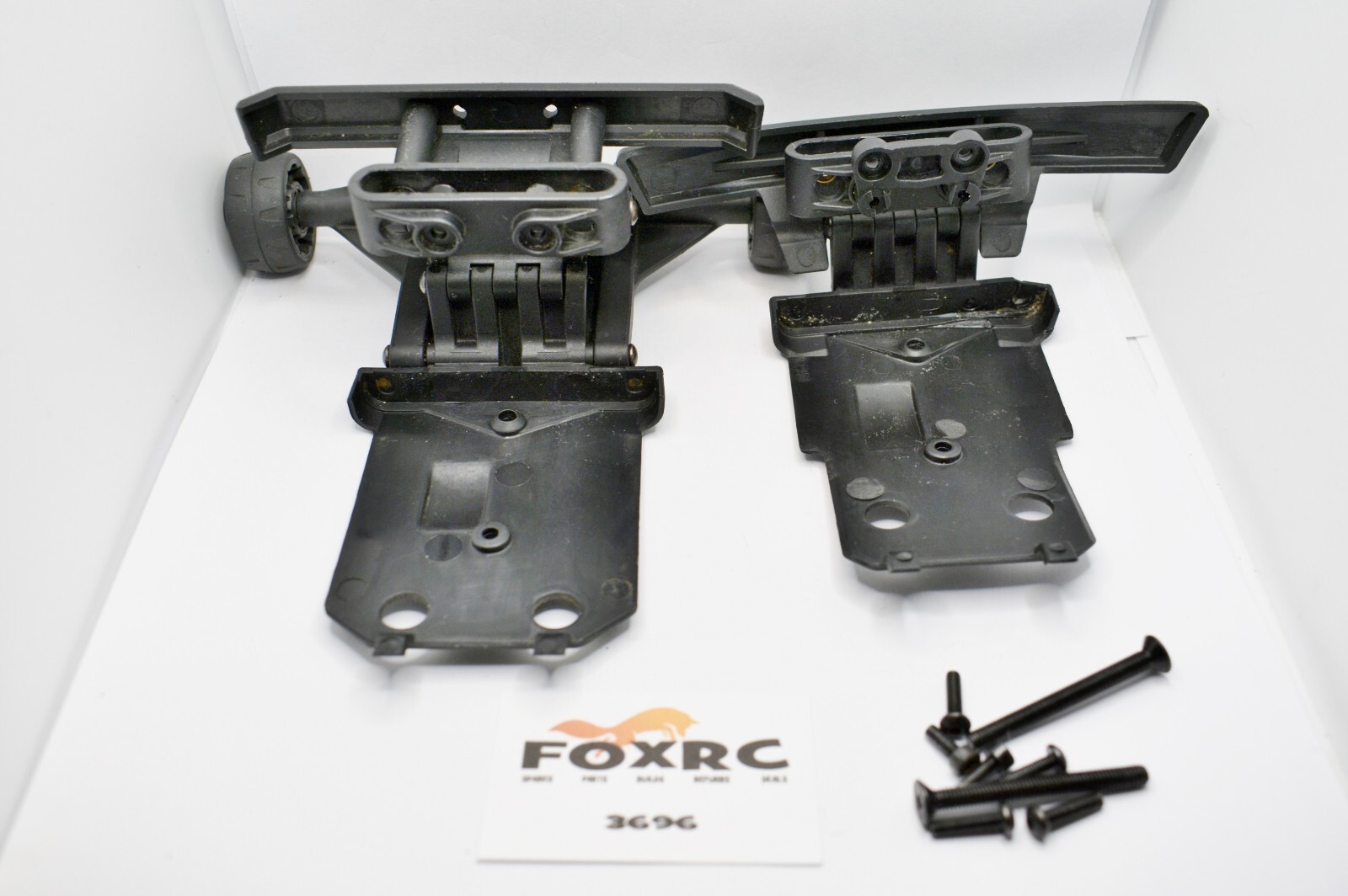 Arrma Vorteks 223s BLX 4x4 V4 Bumpers Wheelie Bar & Skid Plate F&R USED FX3696