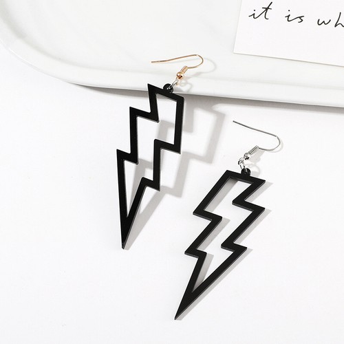 NEON LIGHTNING Flash Earrings Funky Kitsch 80s90s Punk Rock Bolt retro celebrate - Picture 44 of 79