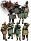 JOUET 1/48 SOLDAT allemand Wehrmacht force d'attaque en mode militaire guerre d'hiver WWII