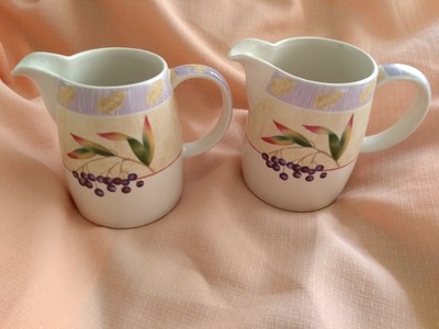 2 Marks And Spencer Wild Fruits Milk Jugs Excellent Condition Berries M S Uk Ebay