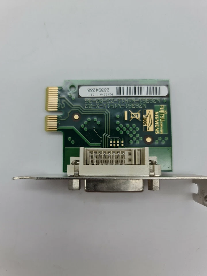 SCHEDA ADD DVI flexislot PCIe FSC Green w26361-w1411-x-02 d2463-a11 gs1 id15929  - Immagine 3 di 4
