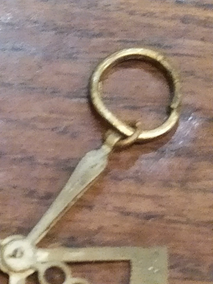 Balance petit Peson en laiton Ancien - Photo 3/4