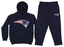 Outerstuff NFL Youth New England Patriots Team Fleece Hoodie and Pant Set
