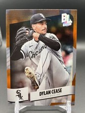 DYLAN CEASE - 2024 Topps Big League Baseball Electric Orange Foil #240 White Sox
