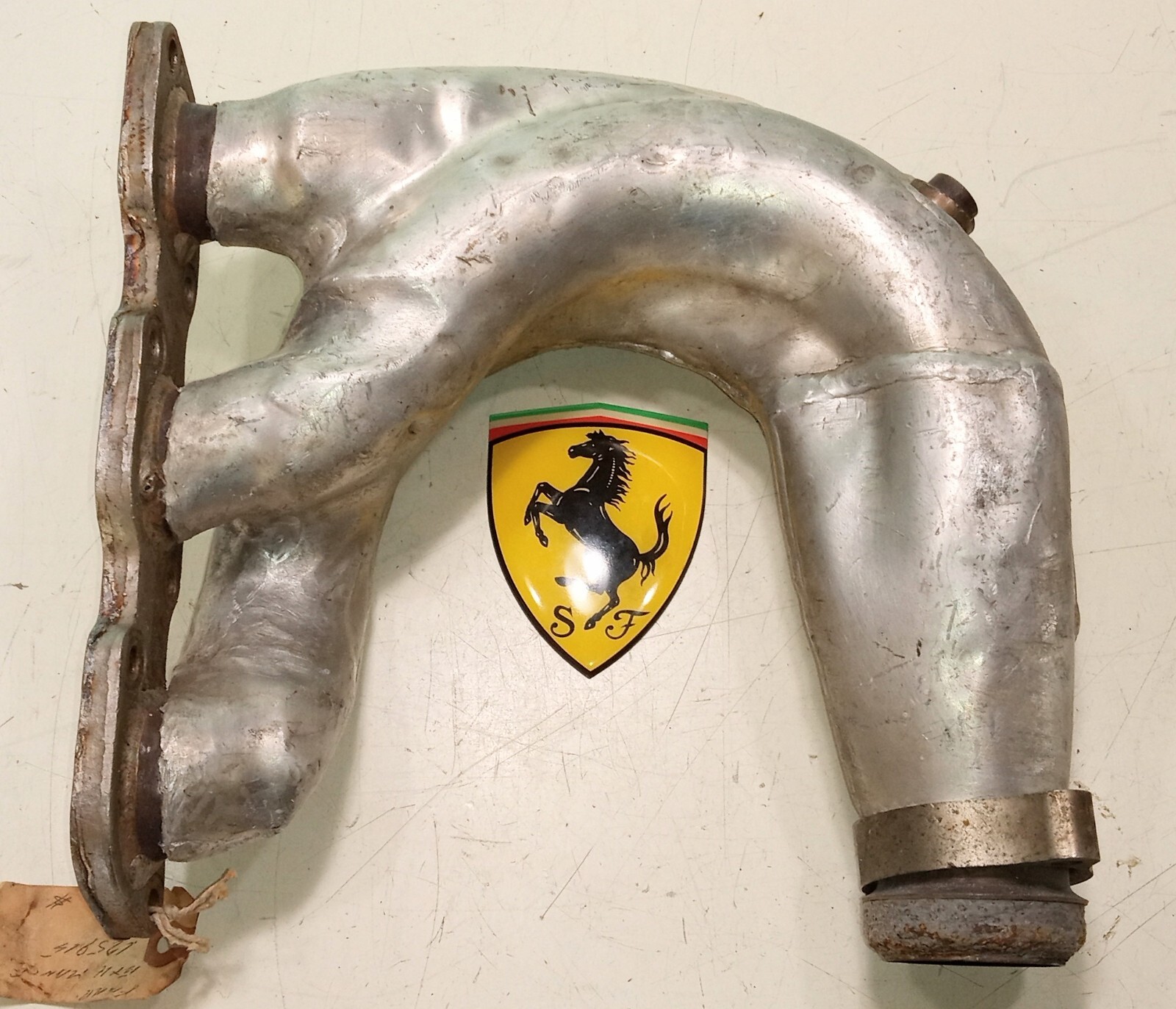 Ferrari Testarossa Engine Exhaust Header Manifold_Left Side_Rear_125915_GENUINE